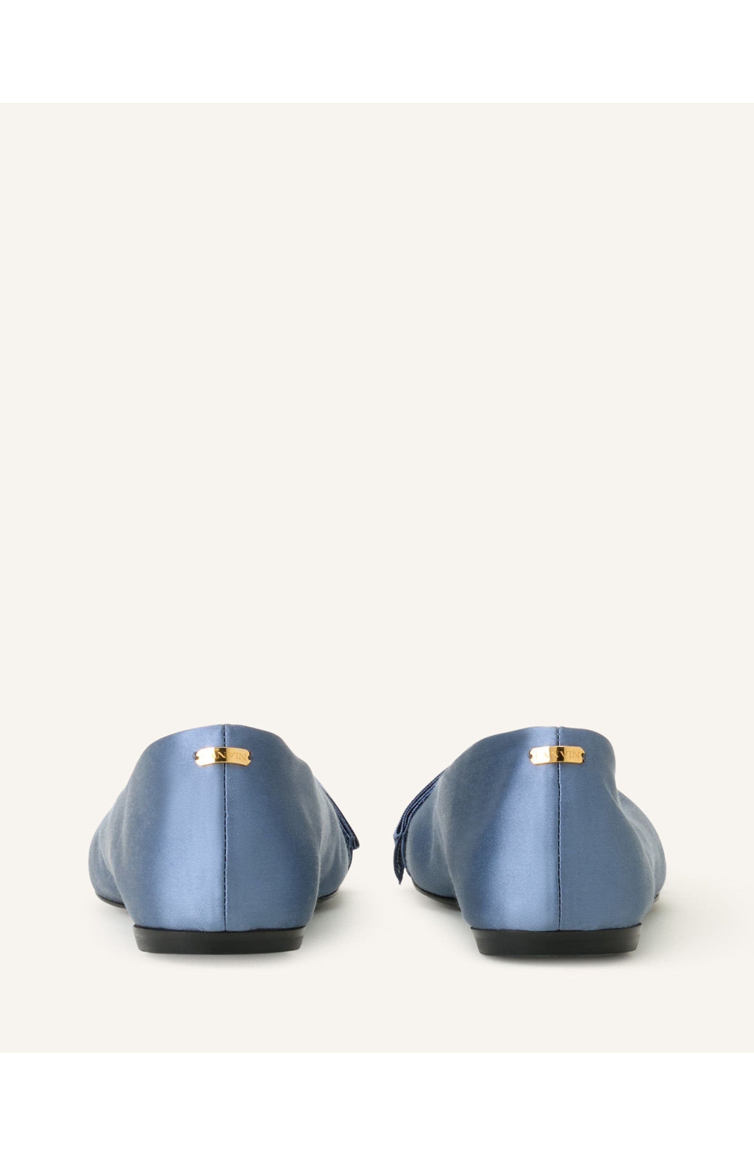 Lanvin The Ballerina With A Satin Bow, Alternate, color, Lanvin Blue