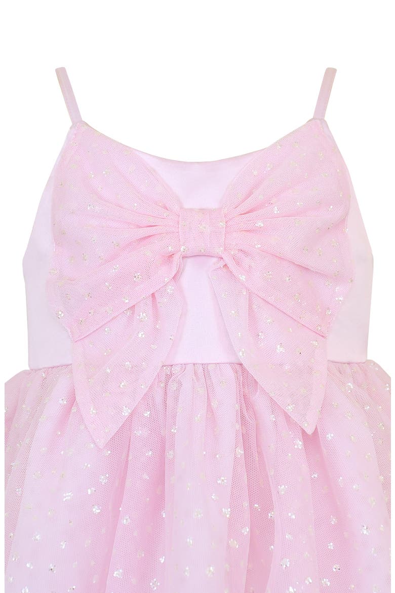 marcy glitter bow mini party dress Windsor Subtle Spark Glitter Bow Mini Dress