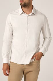 7 Diamonds Monty Performance Button-Up Shirt
