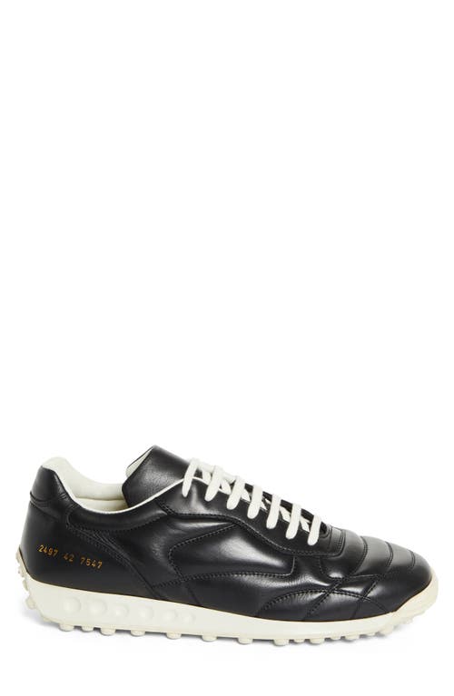 Common Projects Soccer Quilted Sneaker In Black