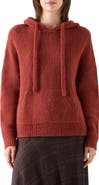 Akris punto Fluffy Alpaca Blend Sweater Hoodie