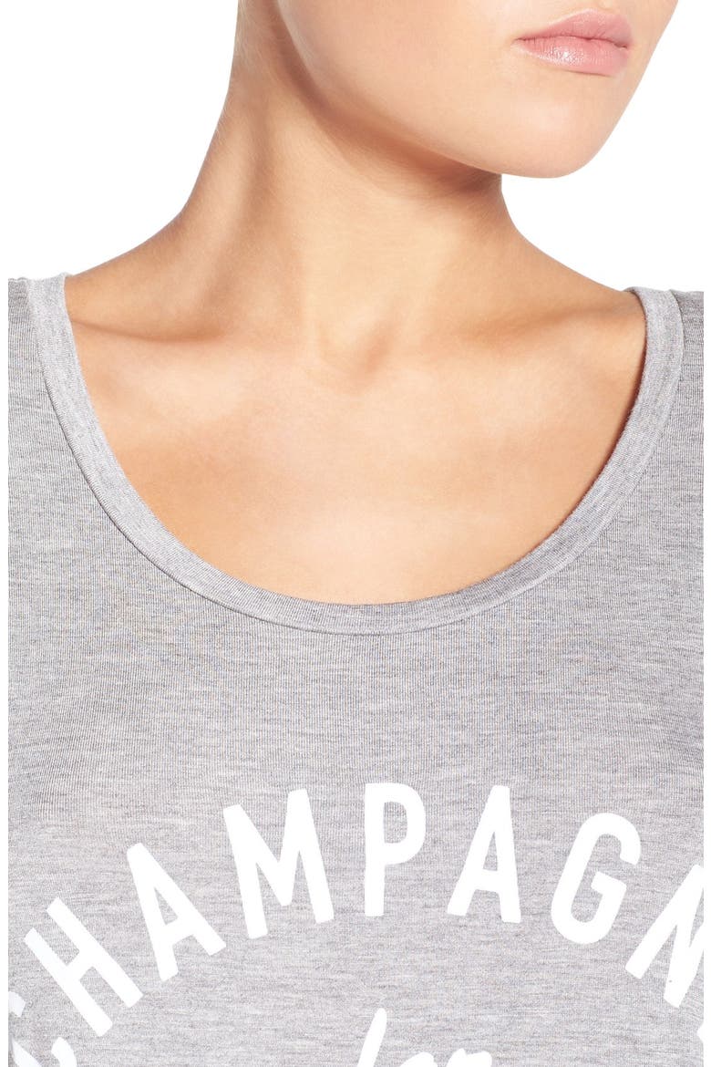 Graphic Jersey Sleep Shirt, Alternate, color, DOVE/ GREY