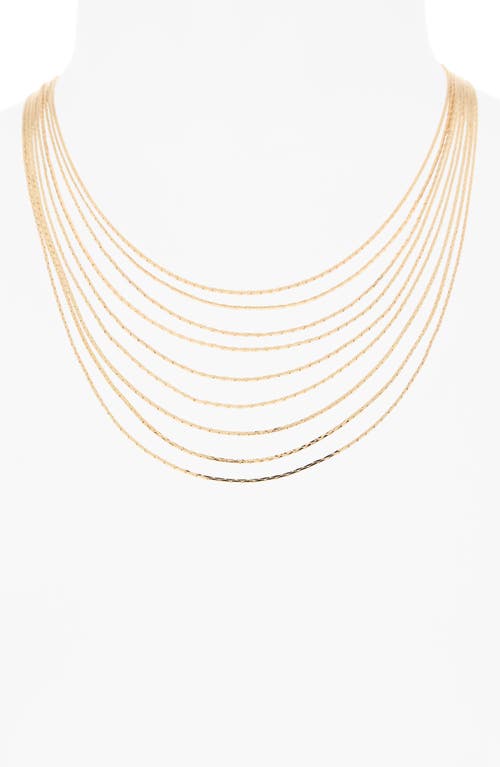 Tasha Multichain Layered Necklace In Gold