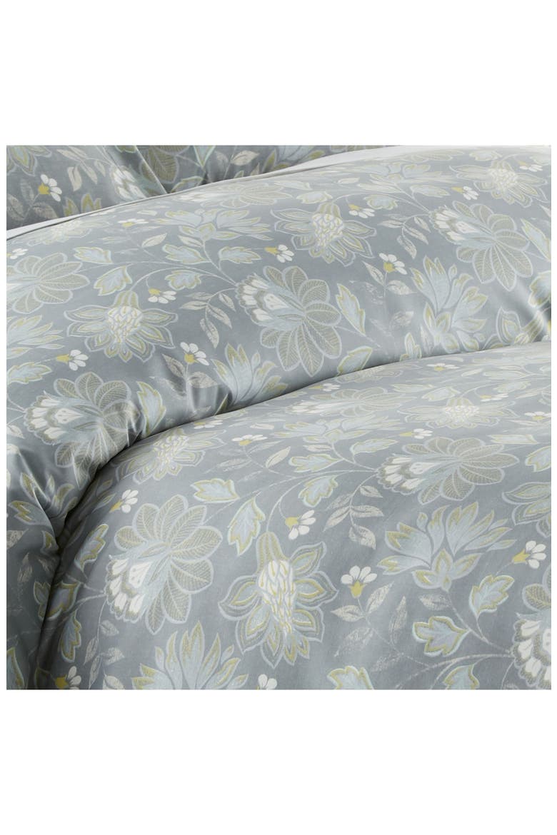 Luxury Premium Oversized Printed Comforter Set, Alternate, color, INFINITE BLOSSOM BLUE