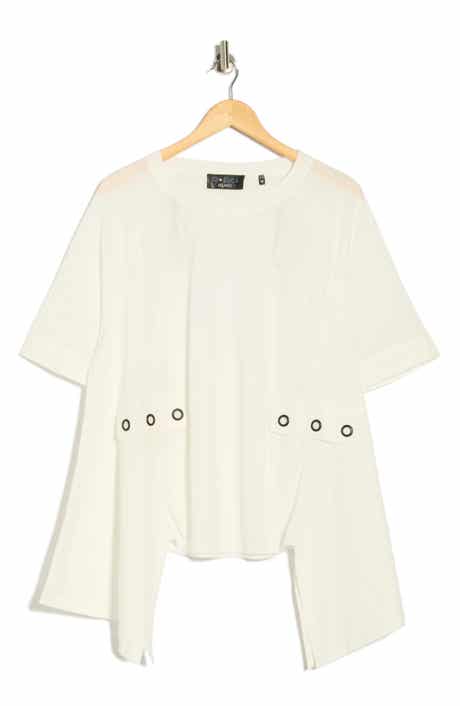 PATRIZIA LUCA Grommet High-Low Top