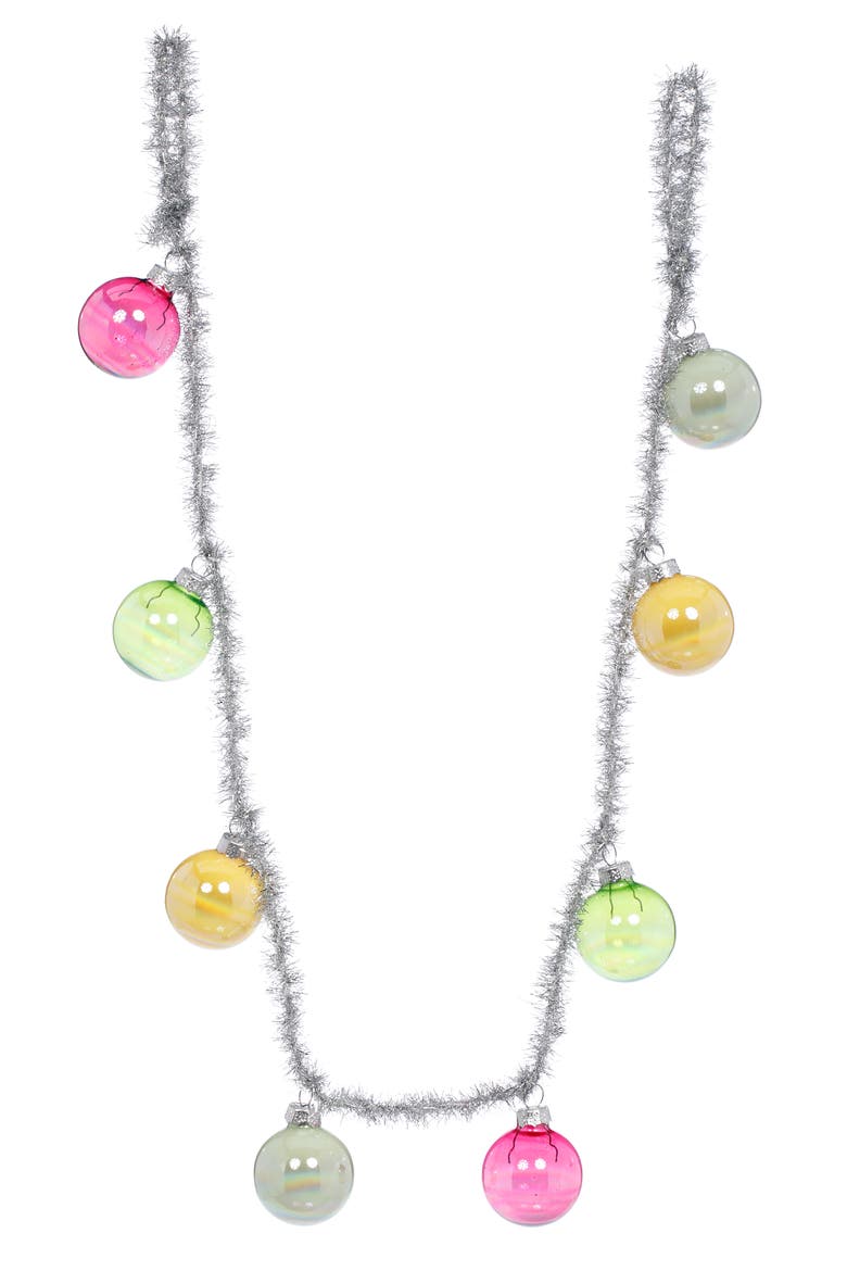 Mini Ball Garland, Set of 6, Main, color, Pink