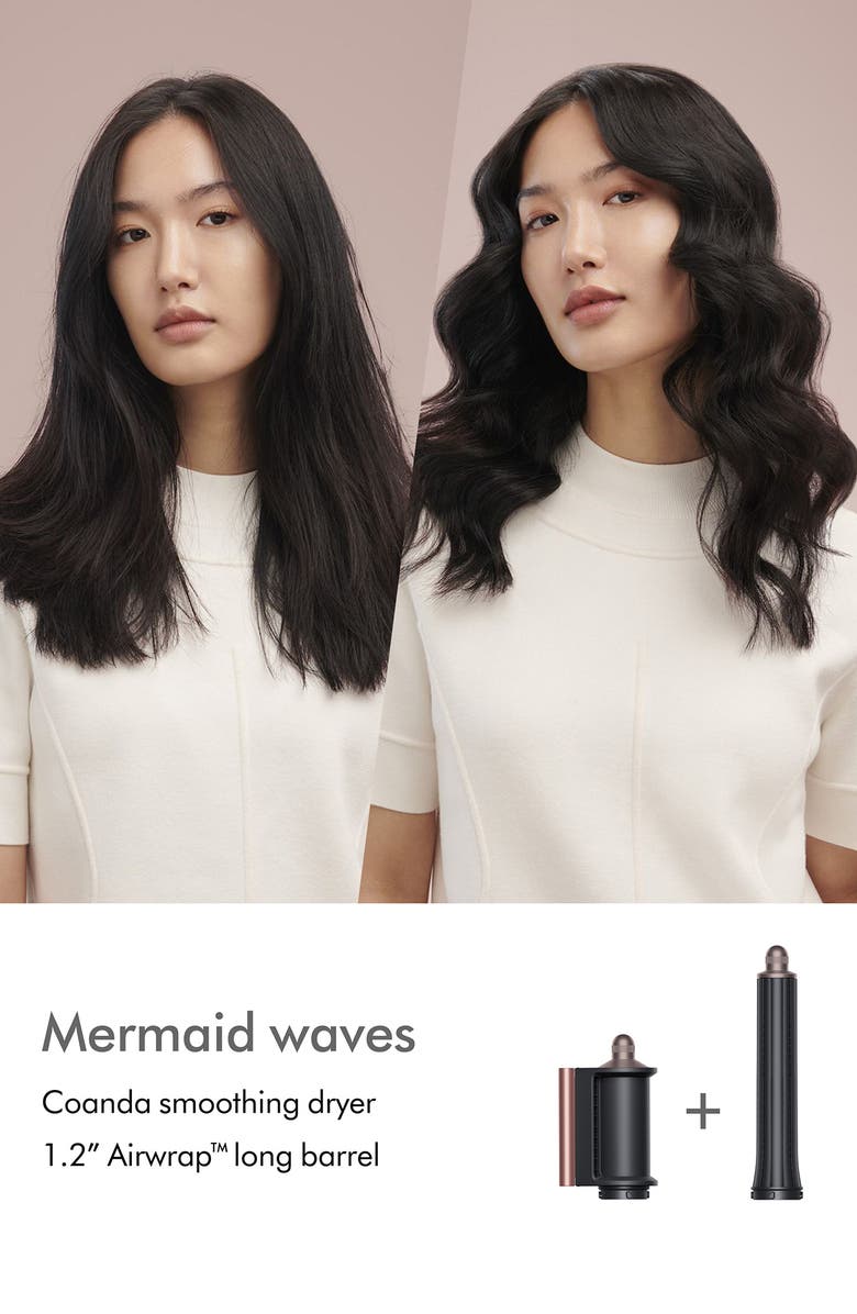 Dyson Limited-Edition Ceramic Pink & Rose Gold Airwrap<sup>™</sup> Multi-Styler Complete Long with Onyx & Rose Presentation Case, Alternate, color,