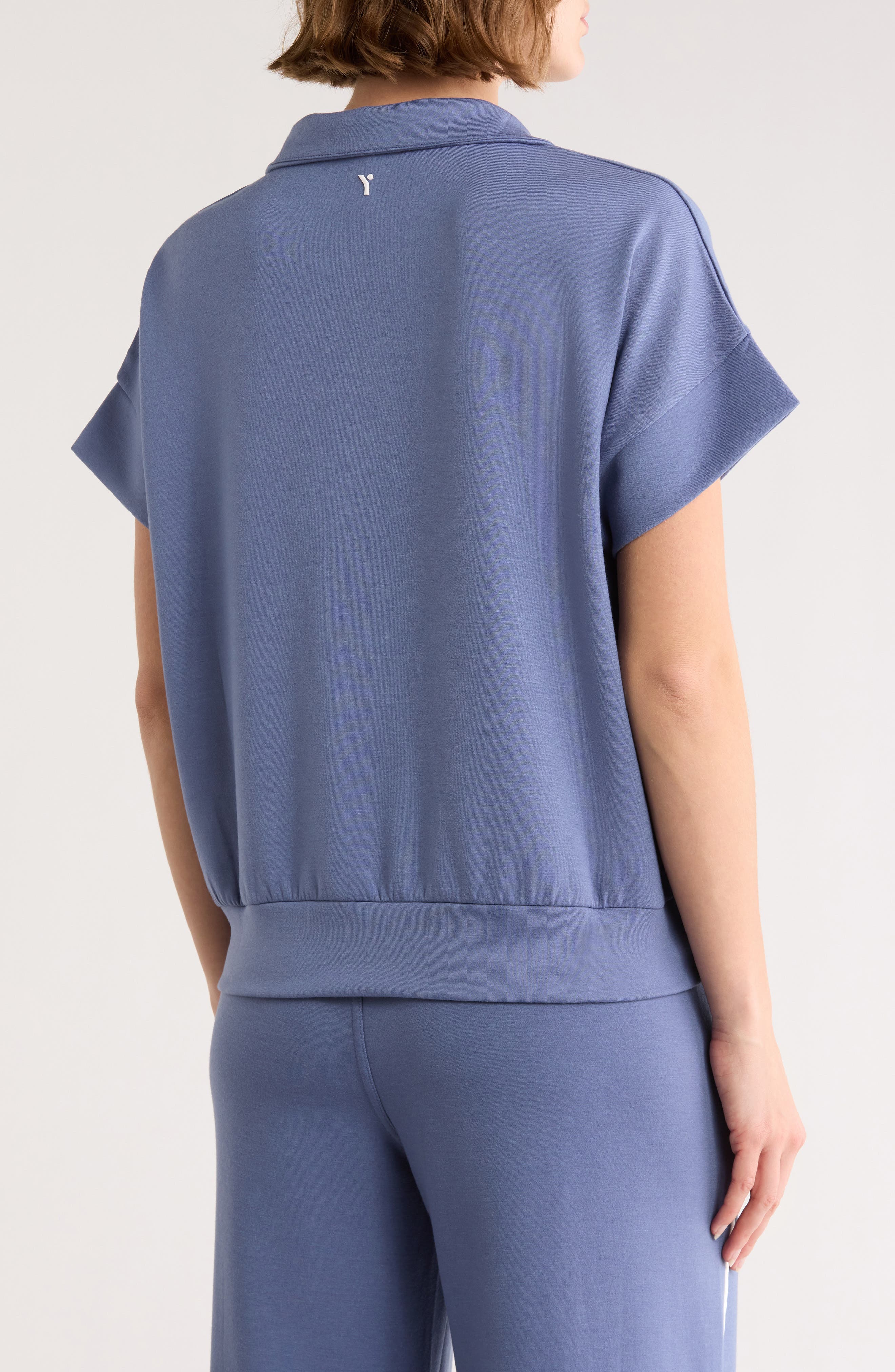 Montclair Short Sleeve Scuba Half Zip Pullover - image 4
