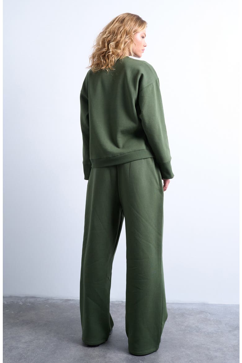 La Paloma Straight Leg Sweatpants, Alternate, color, MEDIUM GREEN