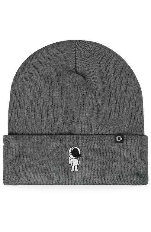 Dalix Astronaut Beanie In Asphalt Gray