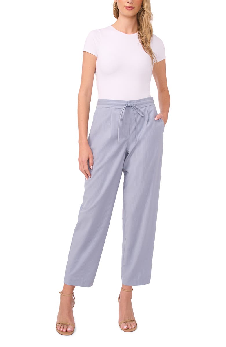 Vince Camuto Drawstring Waist Pants, Alternate, color, Sky