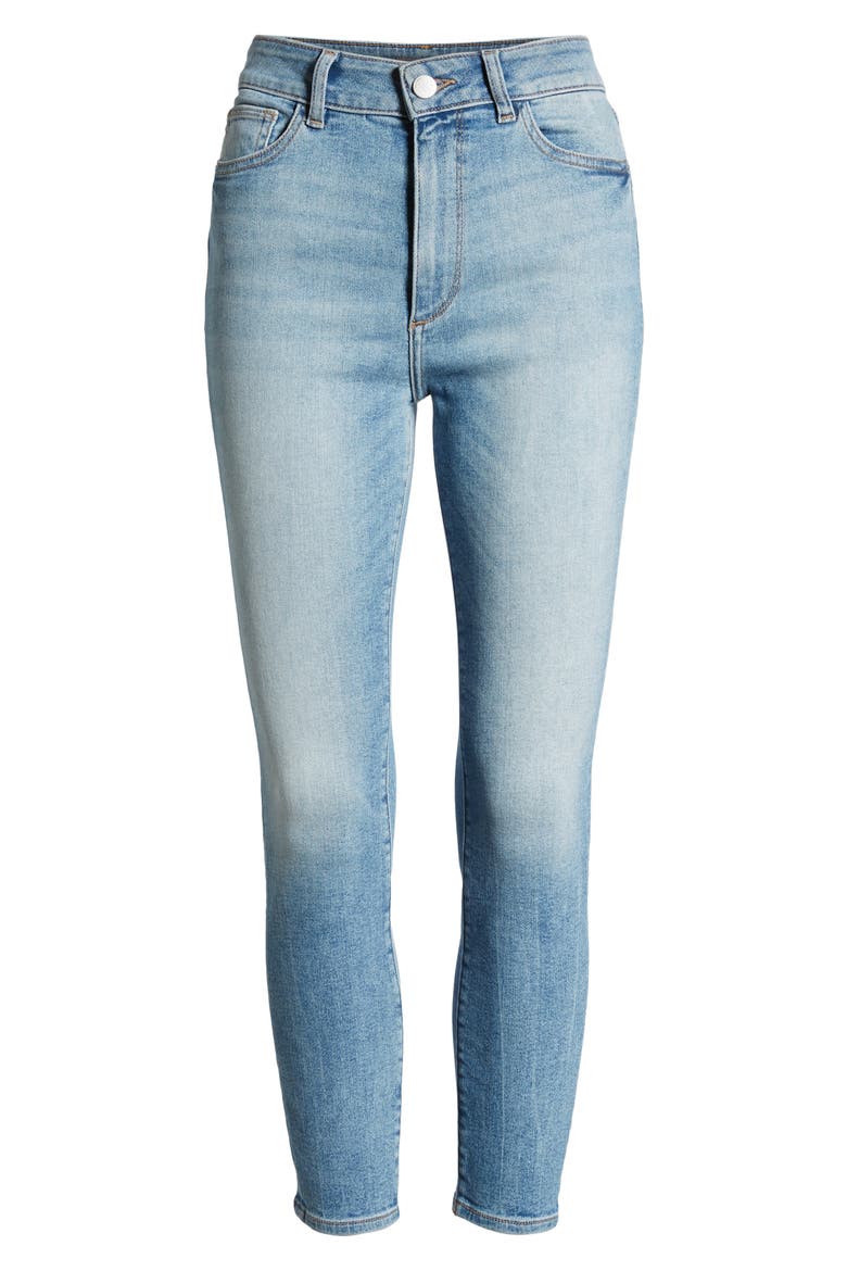 Farrow High Waist Crop Skinny Jeans, Alternate, color, SORRENTO