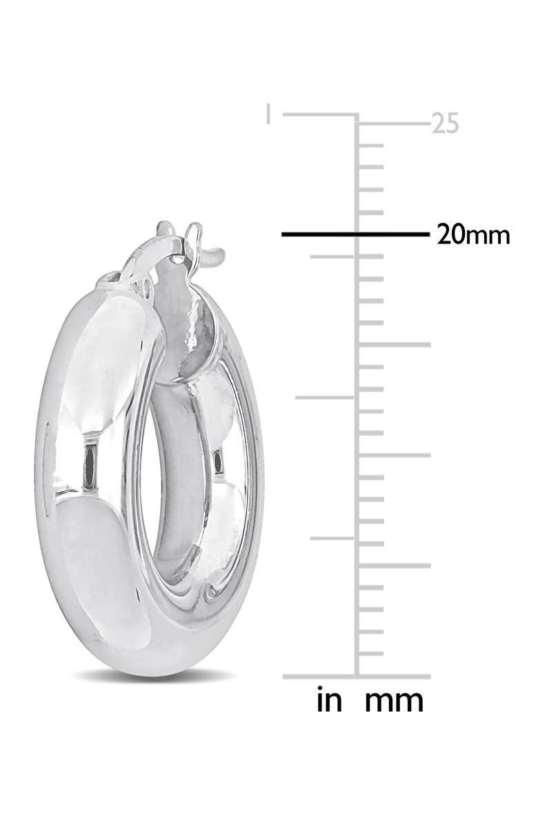 DELMAR Round Hollow Hoop Earrings, Alternate, color, 