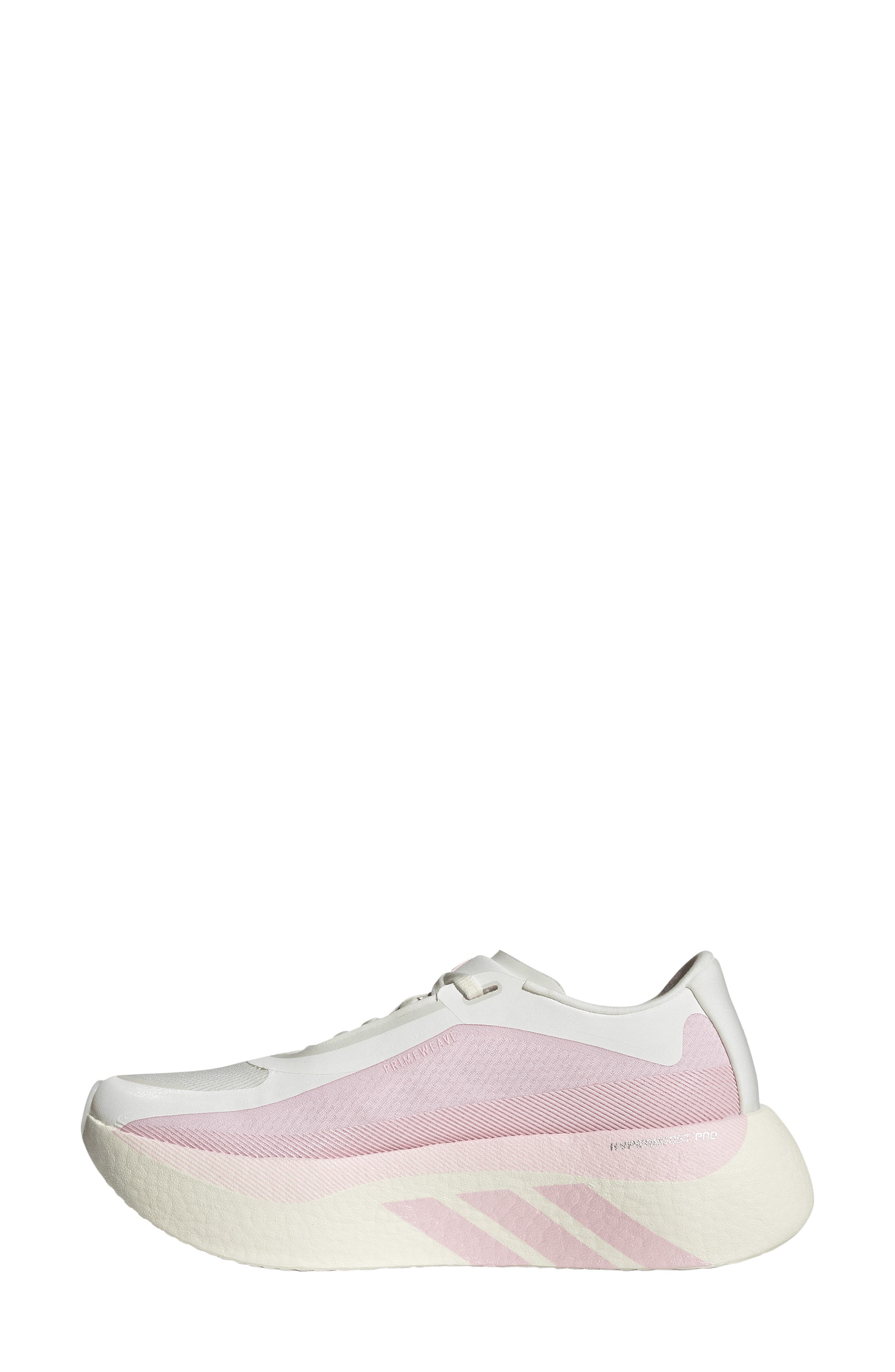 Hyperboost Edge Running Shoe, Alternate, color, OFF WHITE/CLEAR PINK