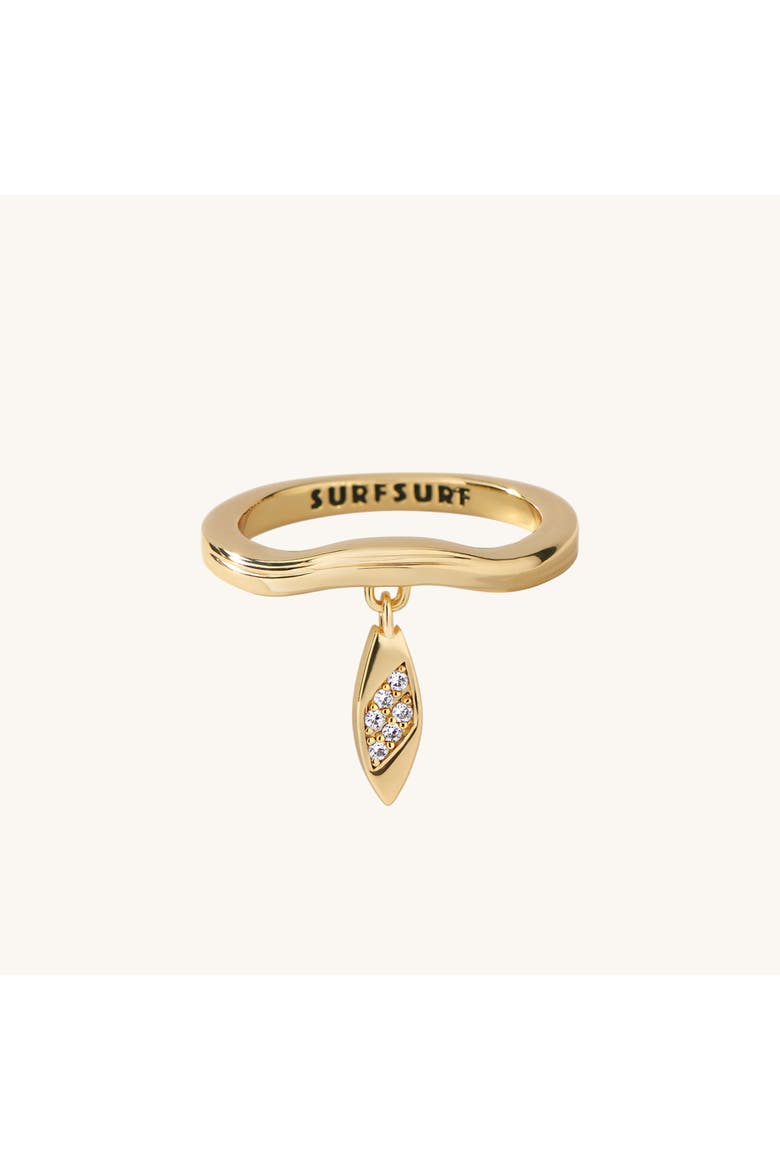 The Haleiwa Dangle Ring, Main, color, Gold