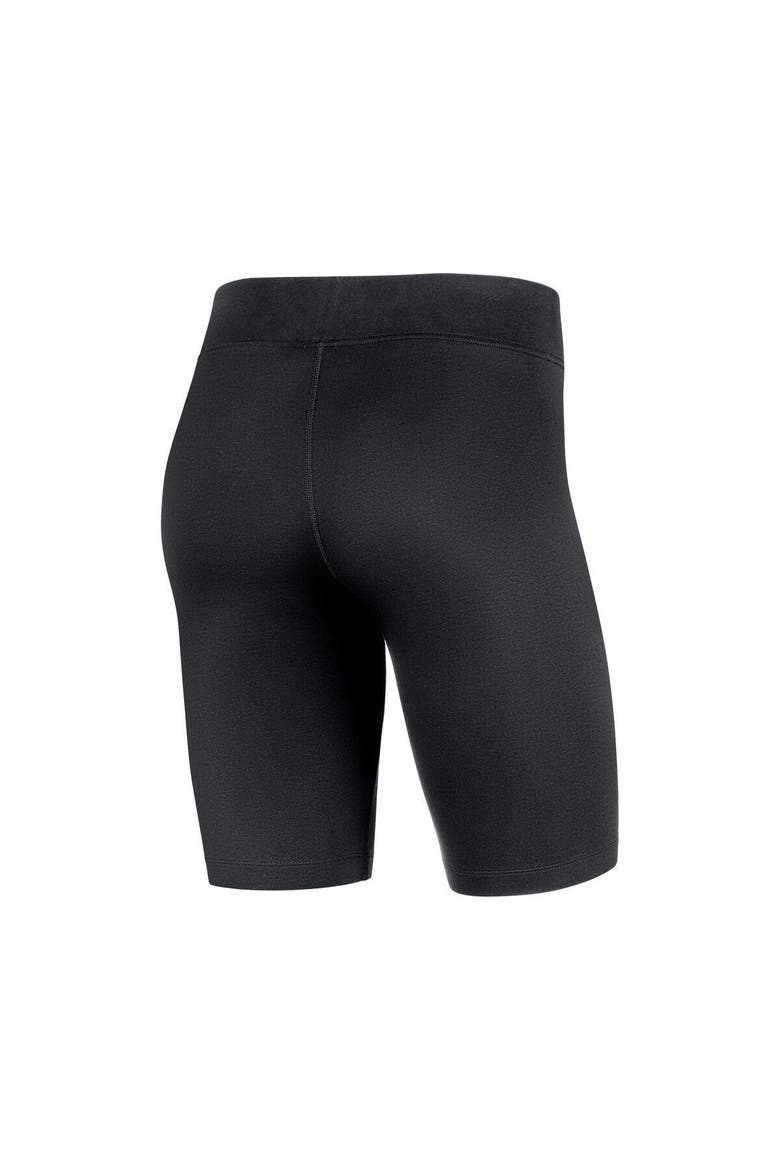 Women's Nike Black Michigan Wolverines Essential Tri-Blend Bike Shorts, Alternate, color, Black