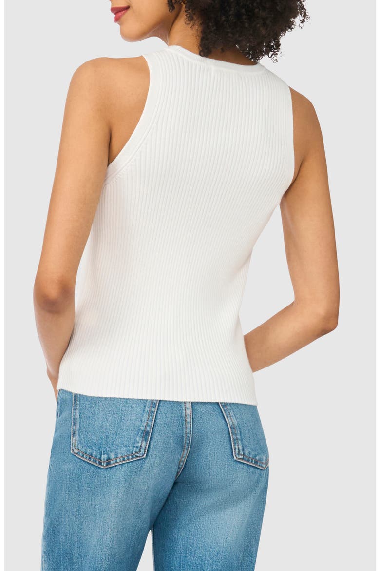 Ribbed Sweater Tank, Alternate, color, IVORY CREAM