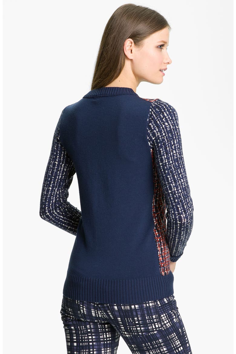 'Hutton' Crewneck Sweater, Alternate, color, CINNAMON STICK SPARKLE