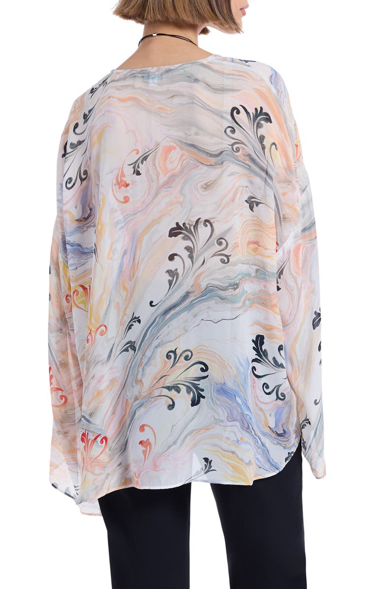 Robert Graham Poppy Long Sleeve Woven Shirt, Alternate, color, White Multi