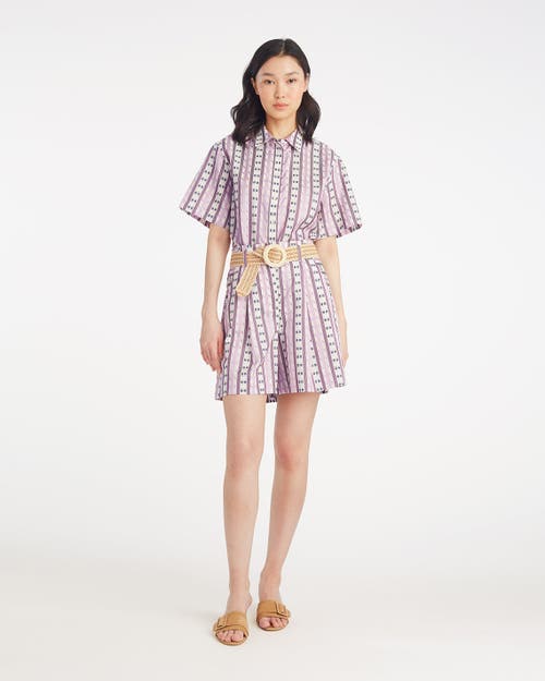 Draper James High Waisted Shorts In Purple