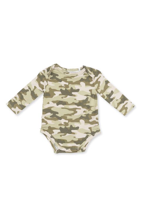 Camouflage Long Sleeve Bodysuit