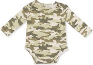 Angel Dear Camouflage Long Sleeve Bodysuit