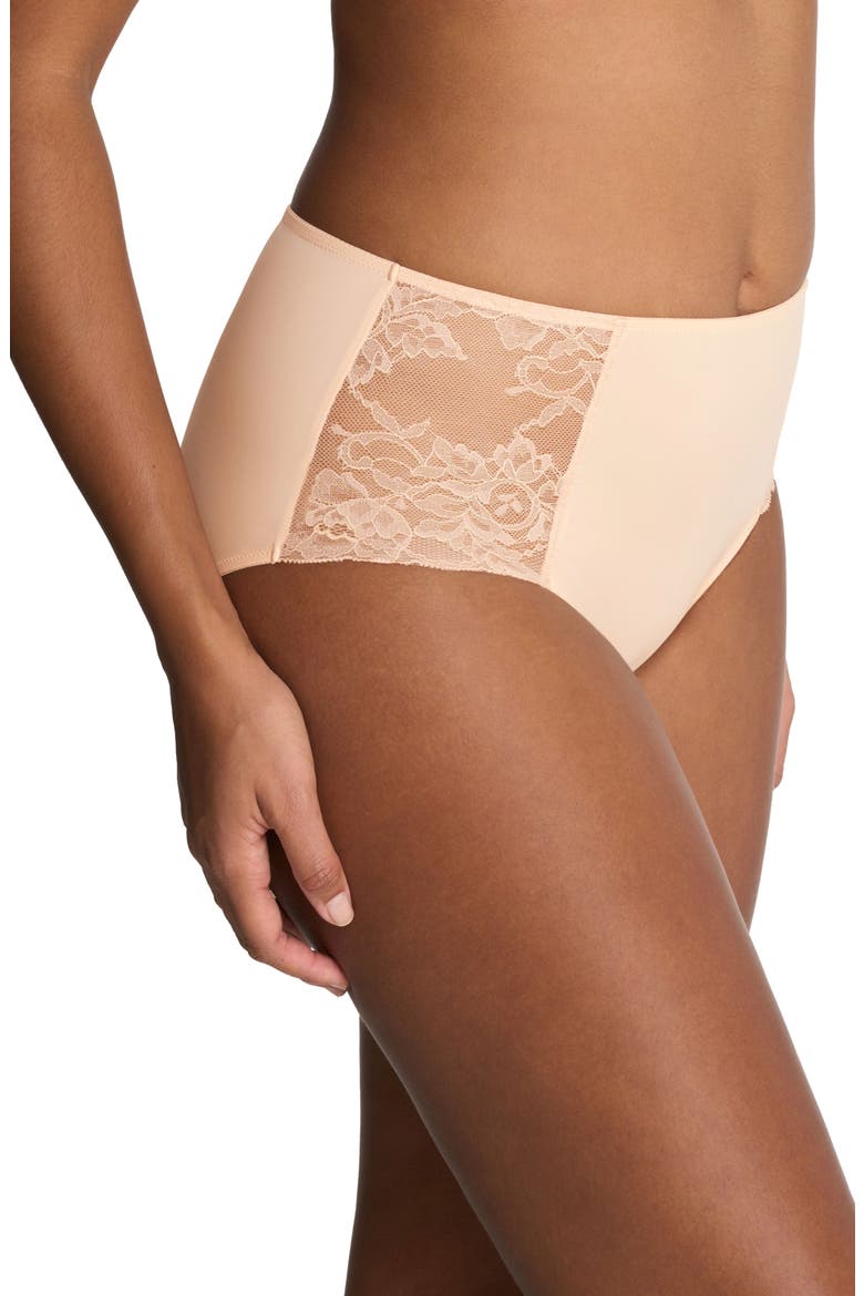 Statement Lace Full Brief, Alternate, color, CAMEO ROSE