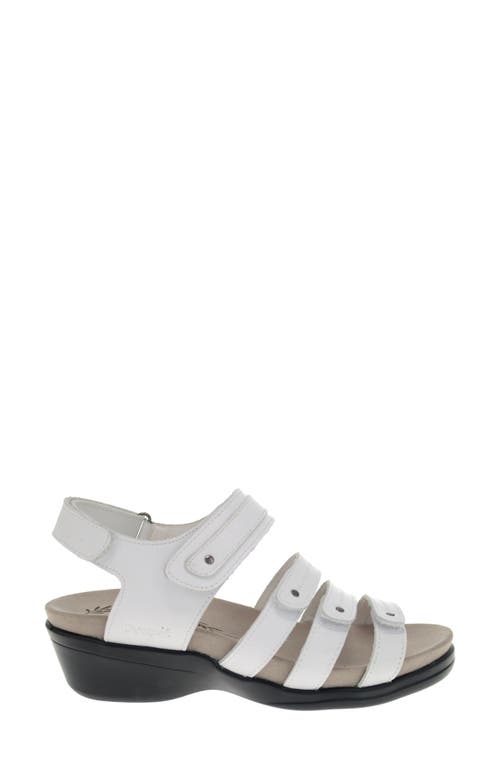 Propét Ainsley Wedge Sandal In White