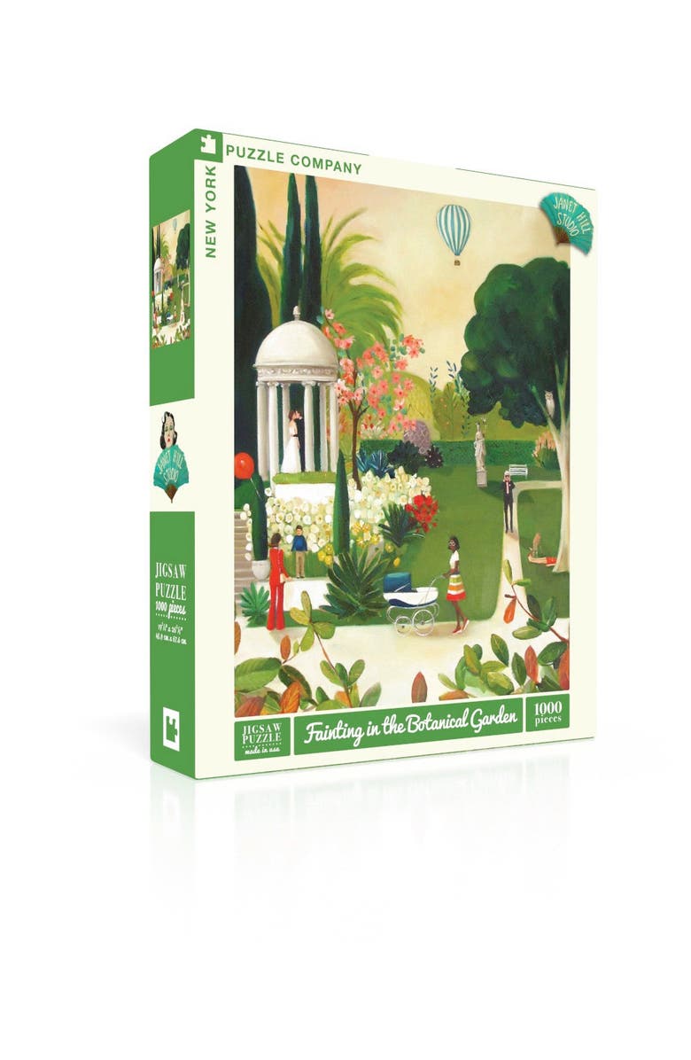NEW YORK PUZZLE COMPANY Fainting in the Botanical Garden 1000 Piece Puzzle, Alternate, color, NO COLOR