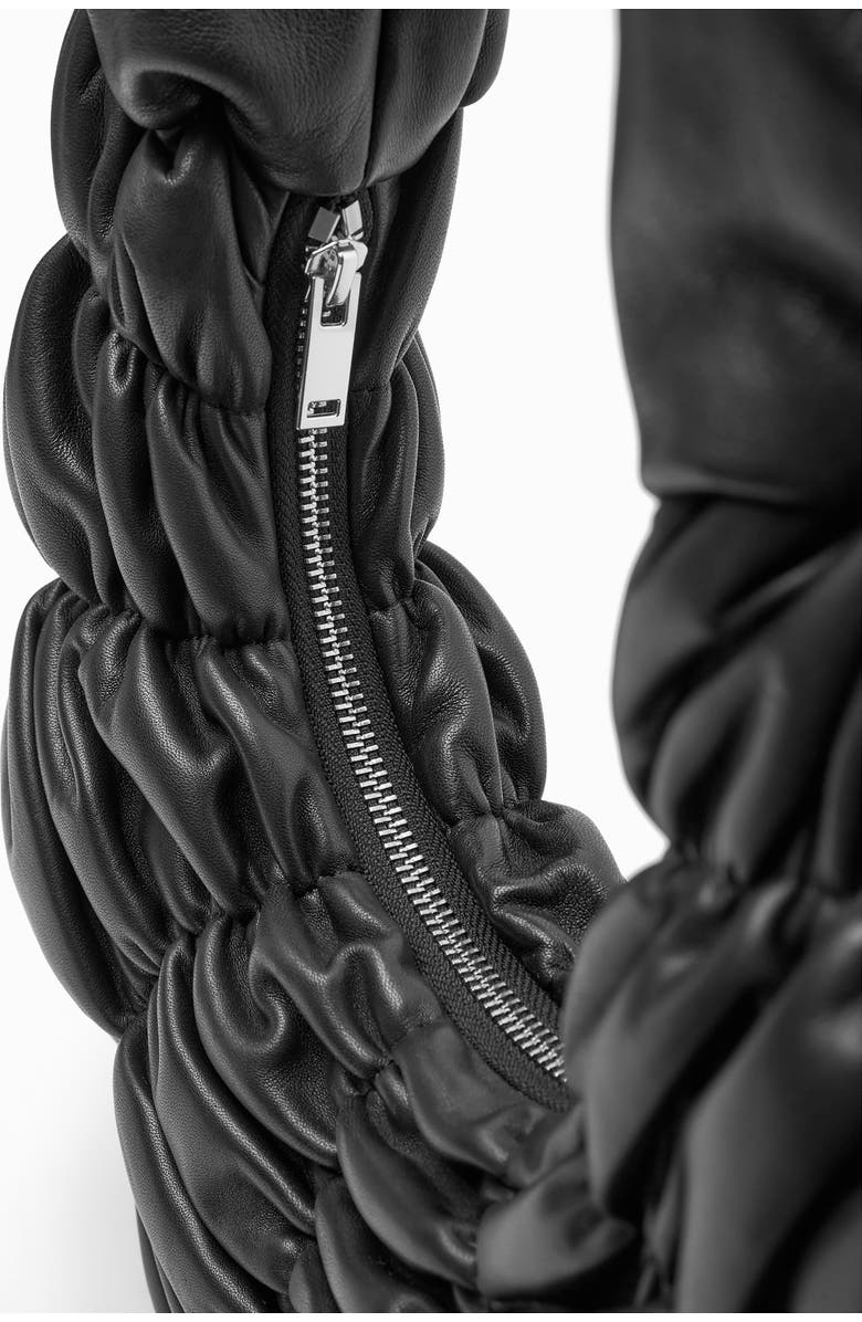 COS Ripple Leather Crossbody Bag, Alternate, color,