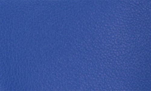 Ferragamo Zip Leather Pouch In Blue