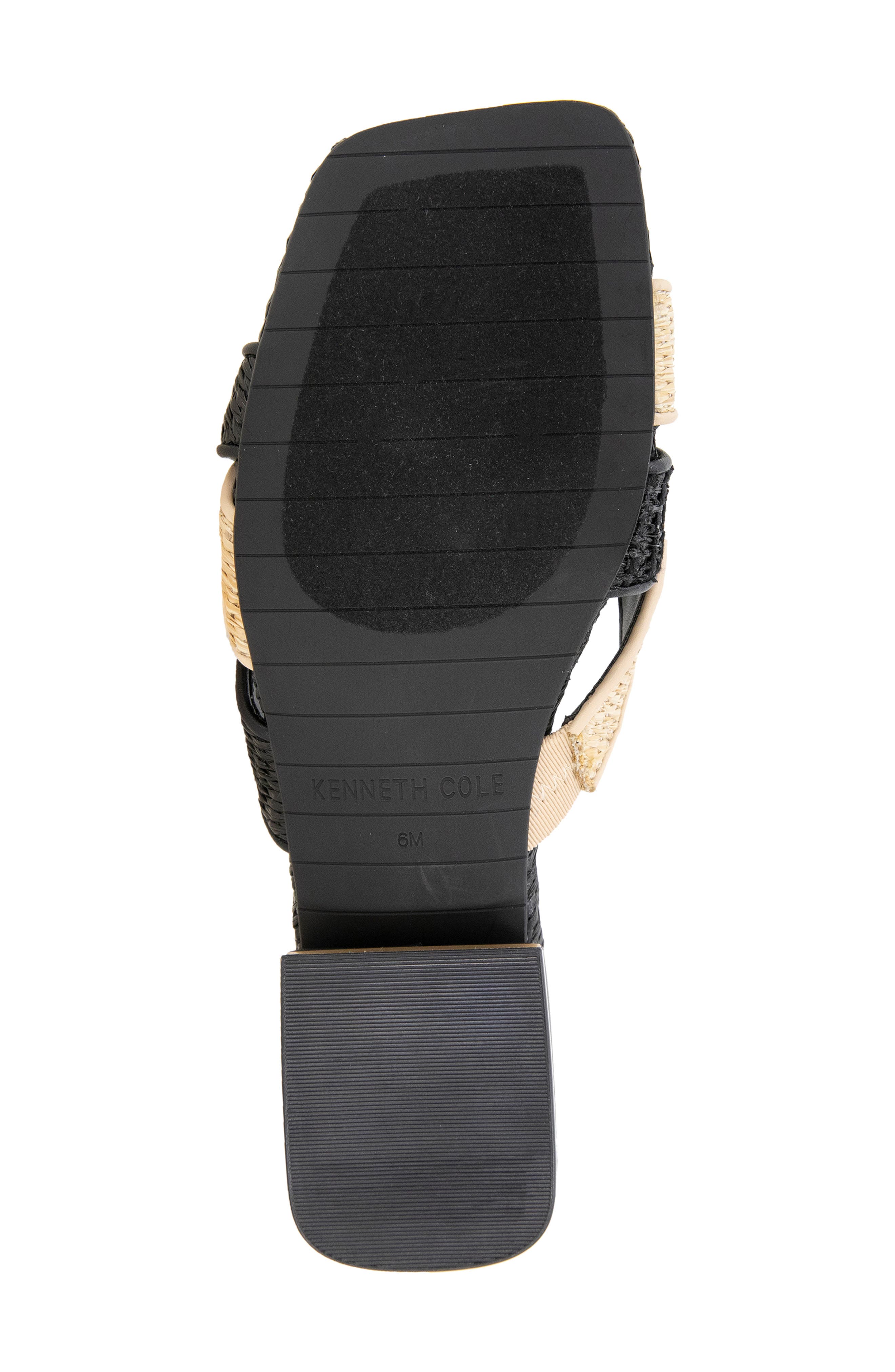 Kenneth Cole Issa Slide Sandal, Alternate, color, Natural/ Black Raffia