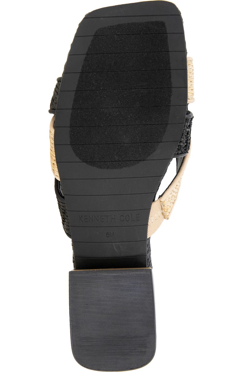 Kenneth Cole Issa Slide Sandal, Alternate, color, Natural/ Black Raffia