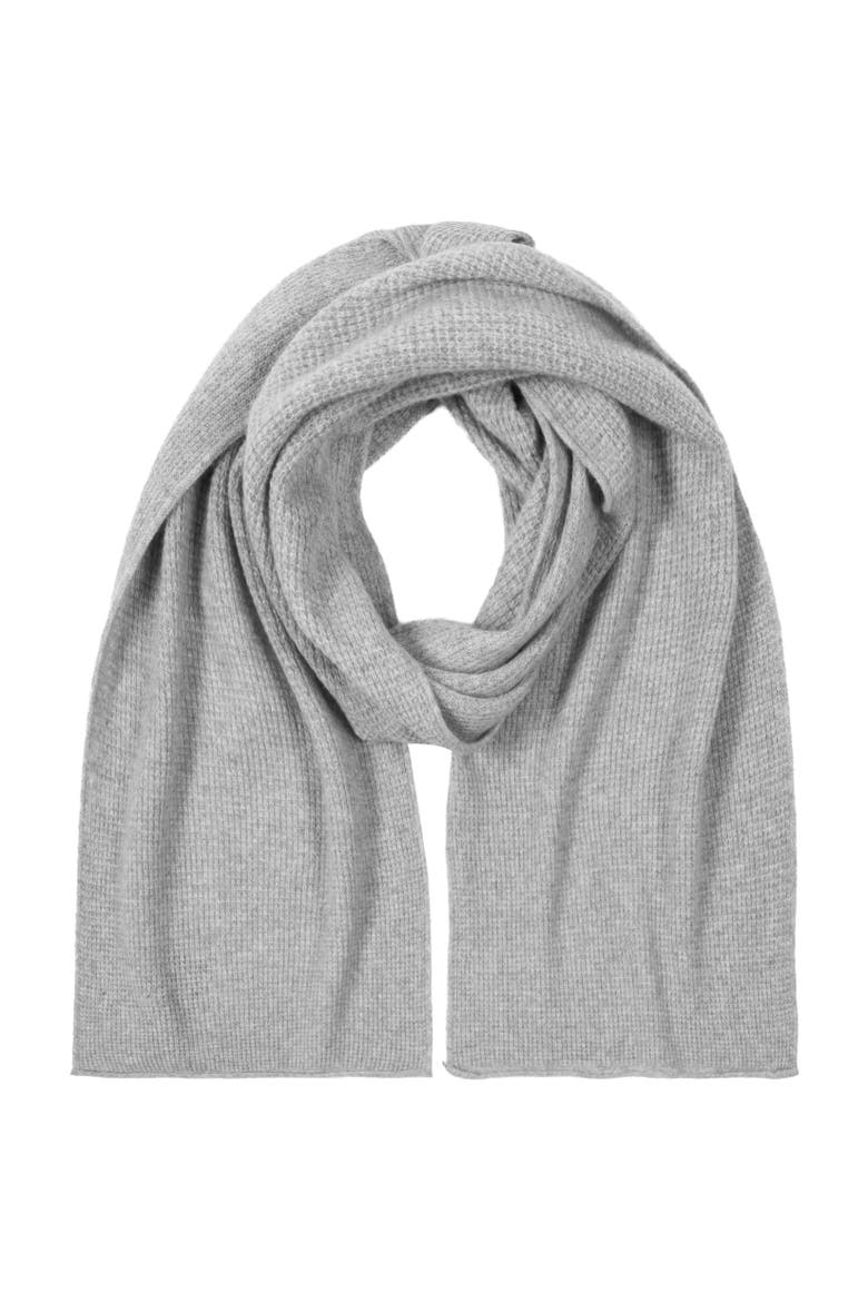 Spa Thermal Knit Scarf, Main, color, Andover Hthr