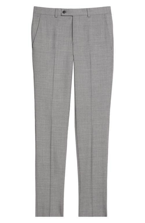 Allsaints Ross Slim Fit Taper Leg Stretch Wool Pants In Gray