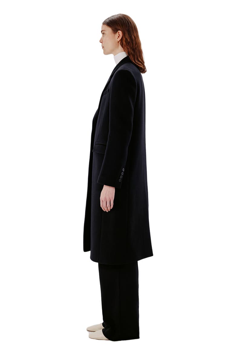TAILORED COAT, Alternate, color, BLACK