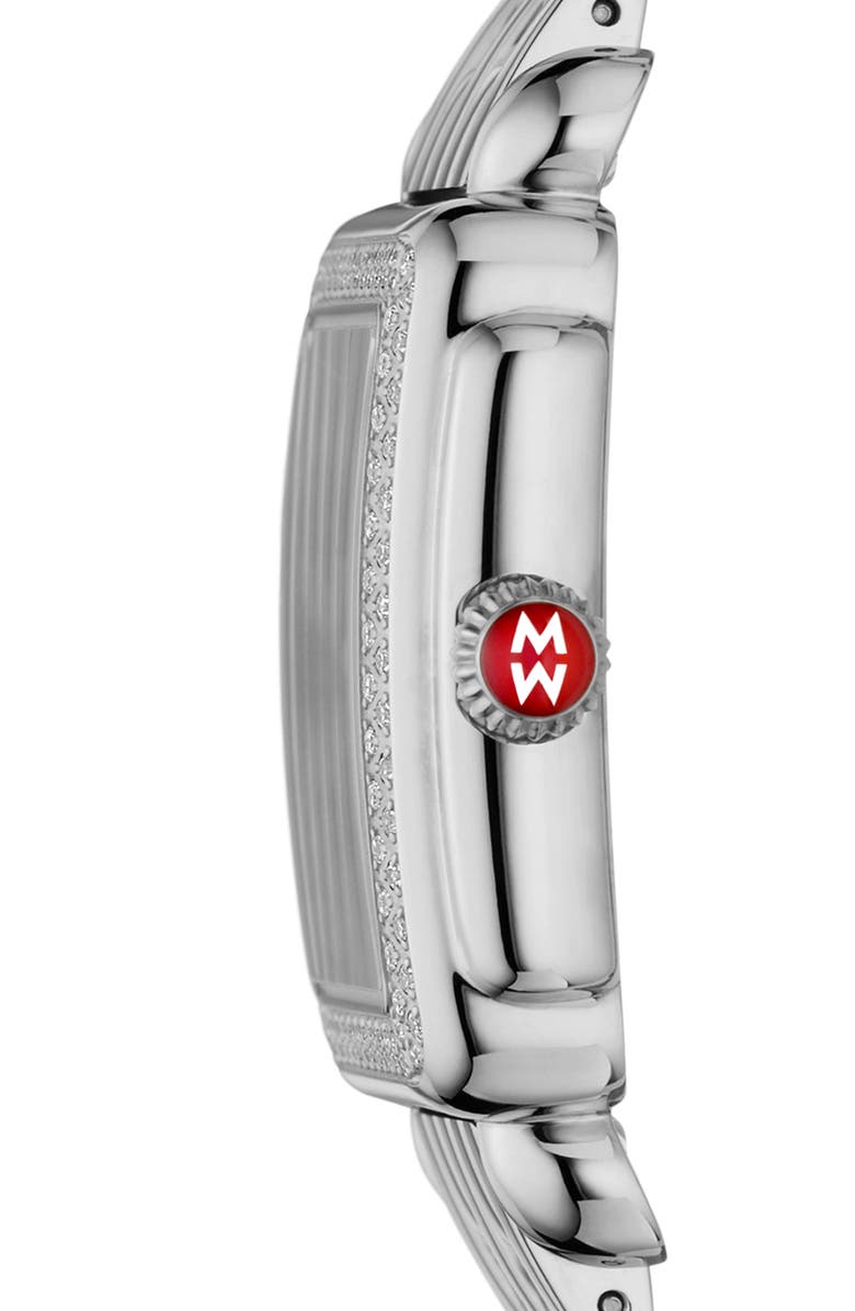 MICHELE Deco Mid Diamond Watch Head & Bracelet, 29mm, Alternate, color,