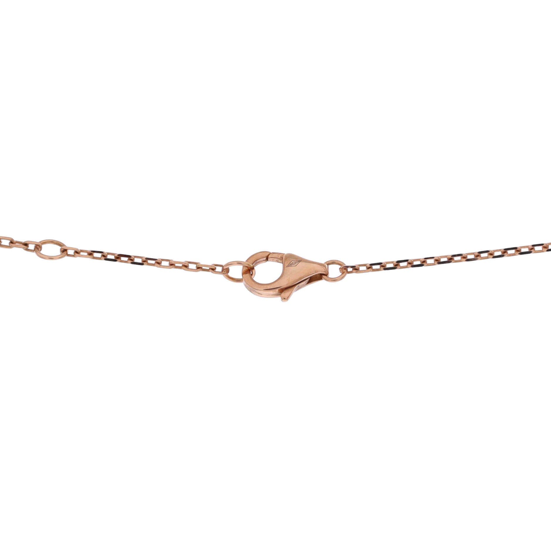 Juste un Clou Pendant Necklace 18K Rose Gold with Diamonds, Alternate, color, Metallic Gold