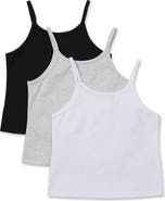 Lands' End Girls Cami Tops 3 Pack