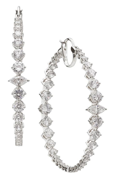 Leah Statement Hoop Earrings