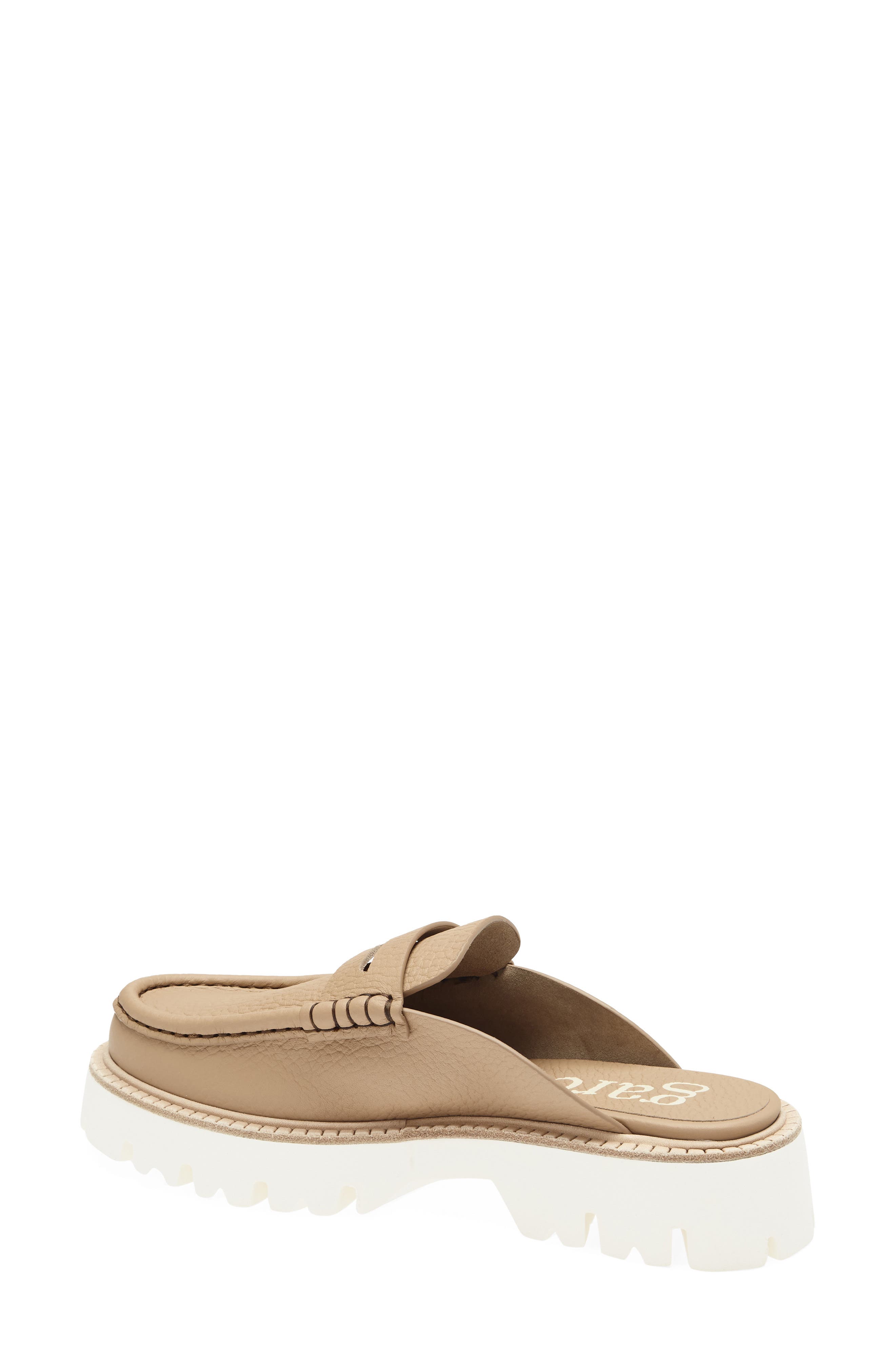 Pedro Garcia Savy Loafer Mule, Alternate, color, Camel Cervo
