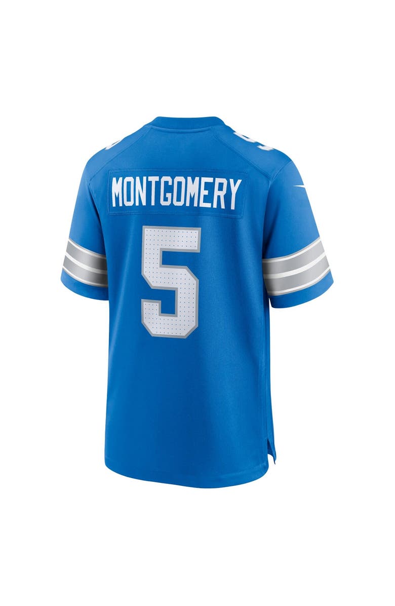 Nike Men's Nike David Montgomery Blue Detroit Lions Game Jersey, Alternate, color, Blue