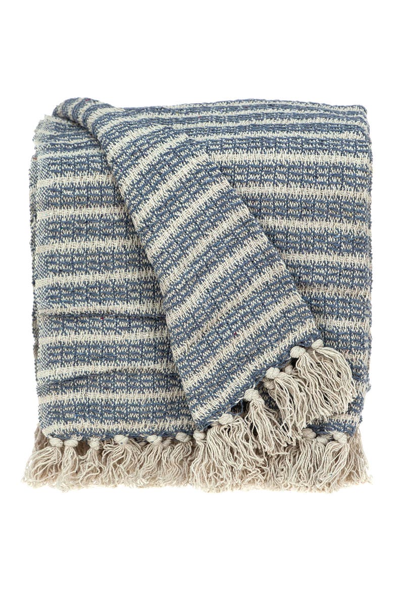 Simone Striped Throw Blanket, Main, color, PINK