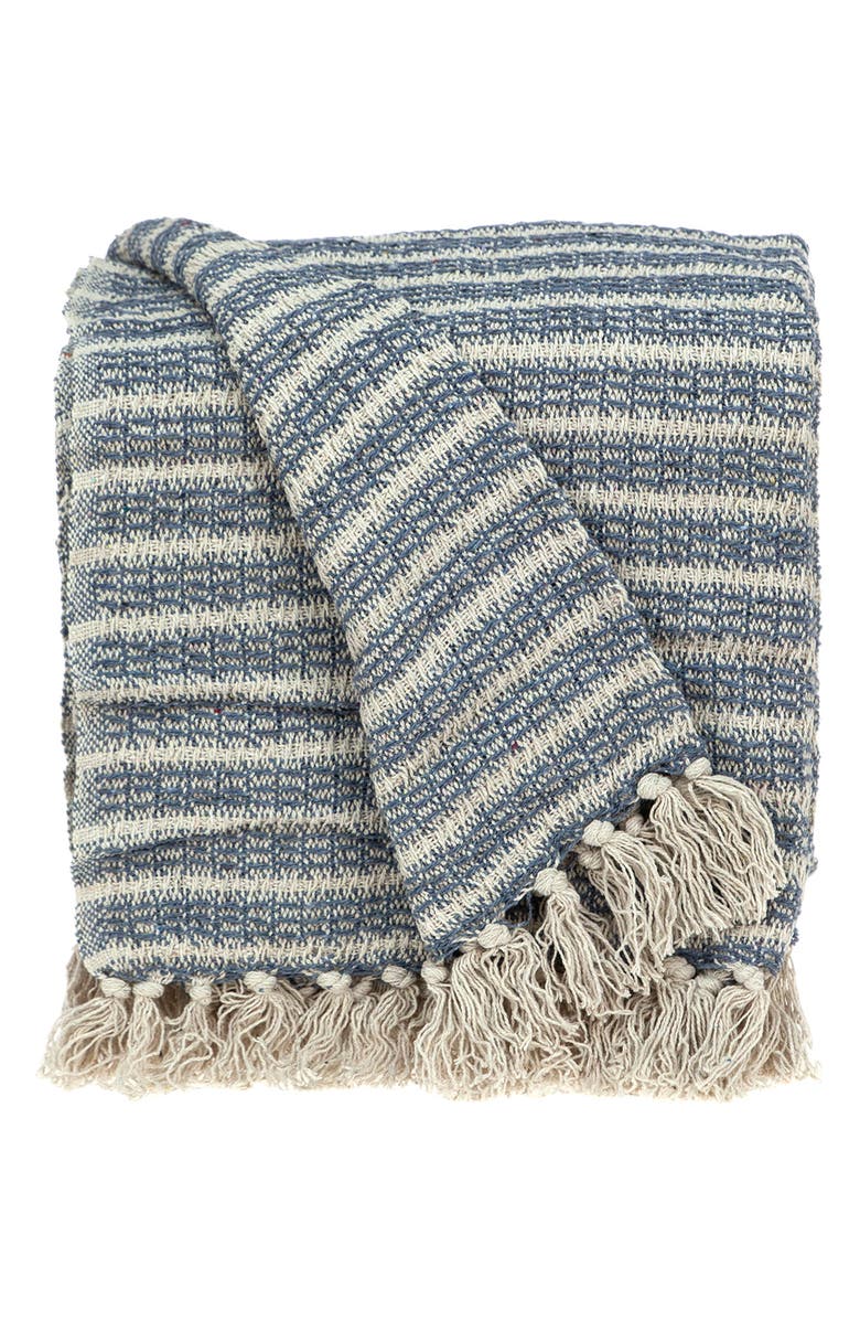 PARKLAND COLLECTION Simone Striped Throw Blanket, Main, color,