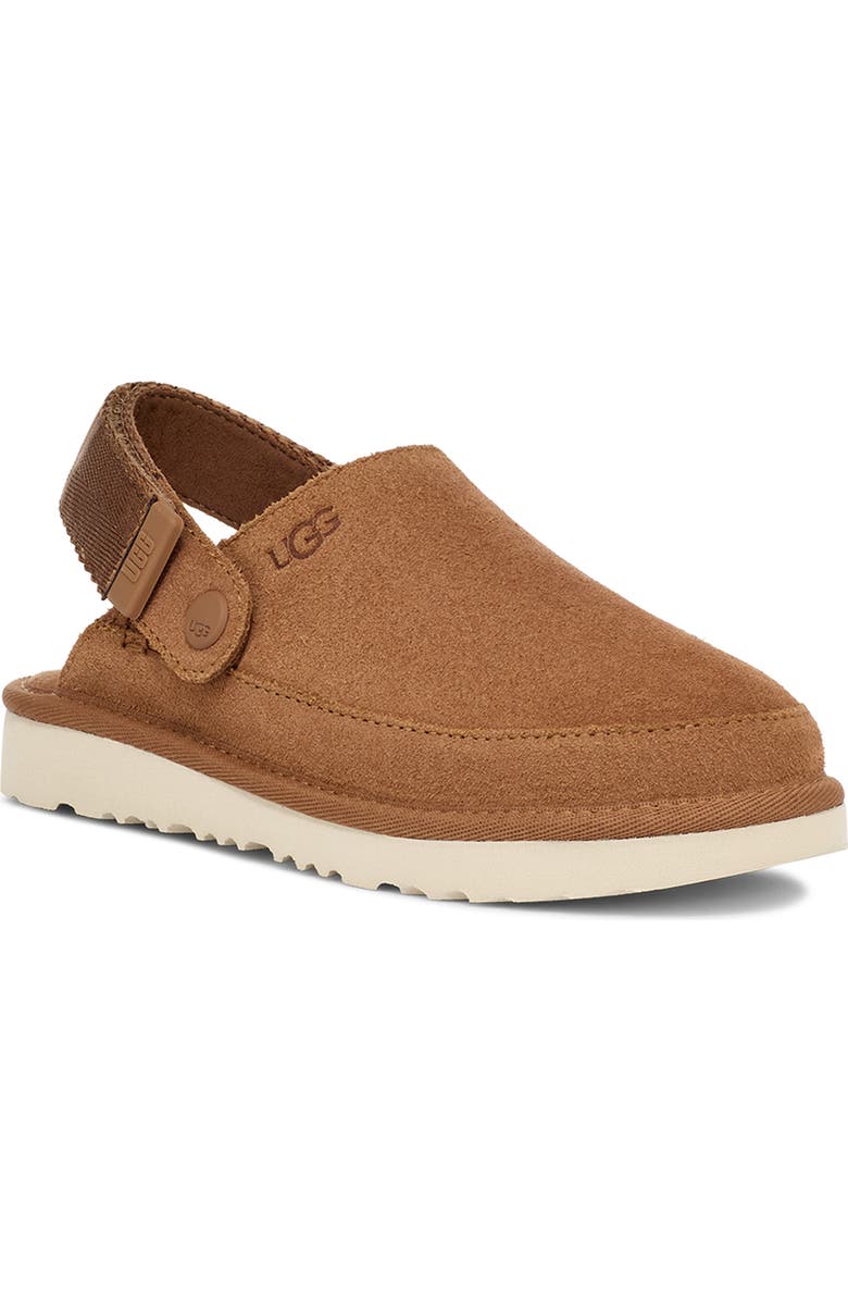 UGG<sup>®</sup> Kids' Goldenstar Clog, Main, color, Chestnut
