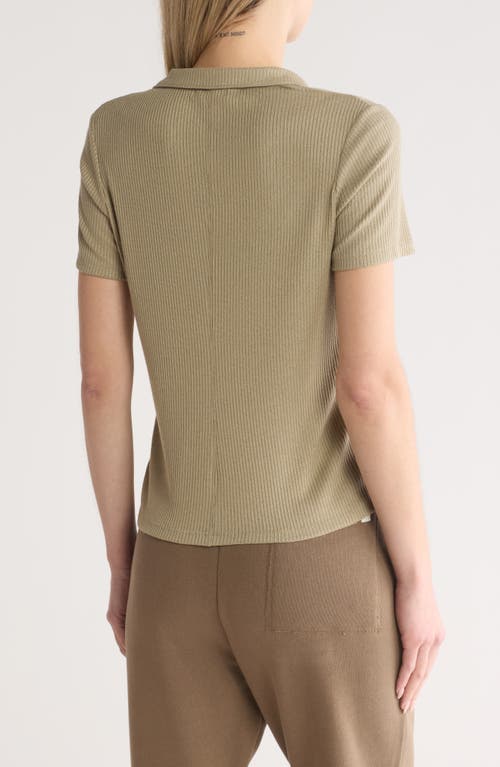 Rag & Bone The Rib Polo In Green
