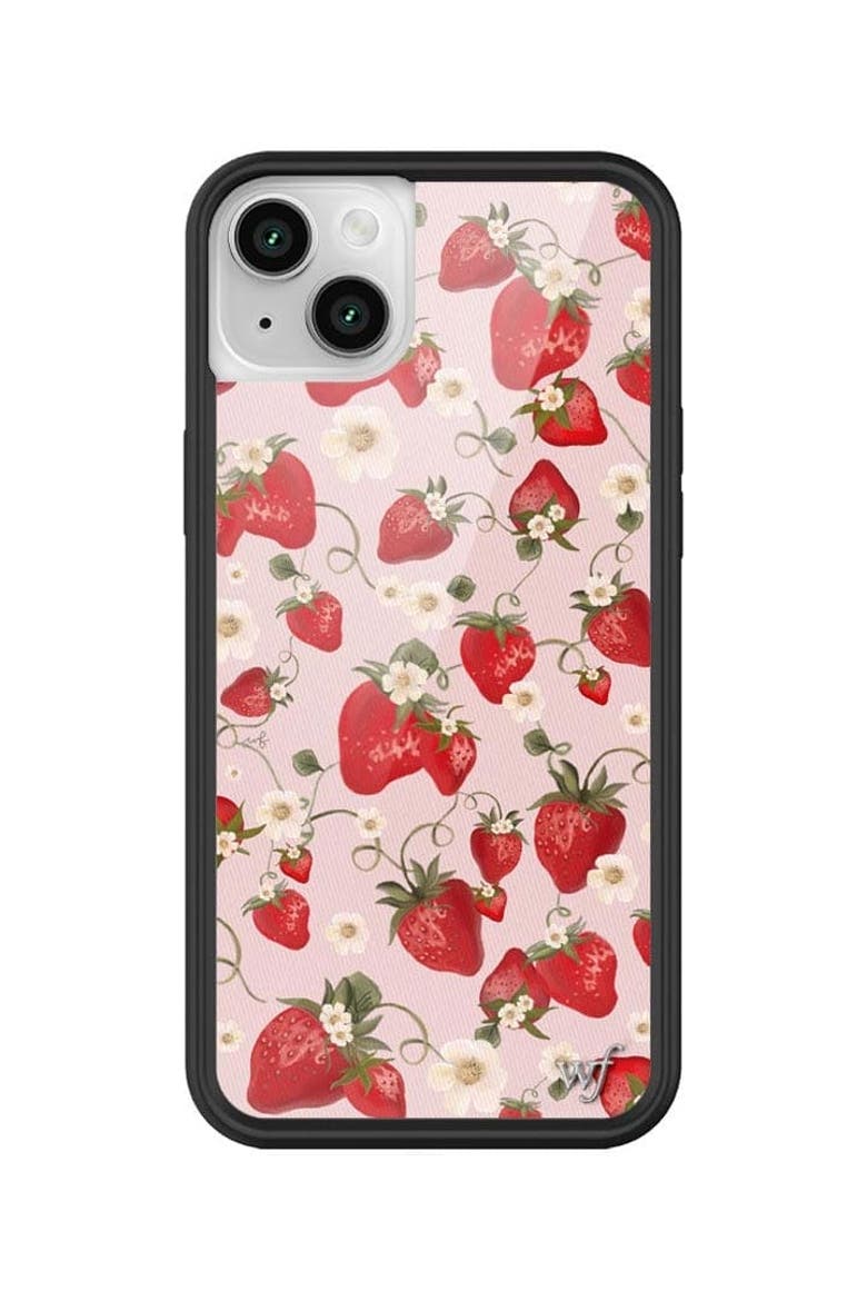 Strawberry Fields iPhone Case, Alternate, color, Pink