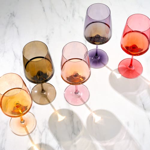 Viski Reserve Nouveau Crystal Wine Glasses Set Of 2