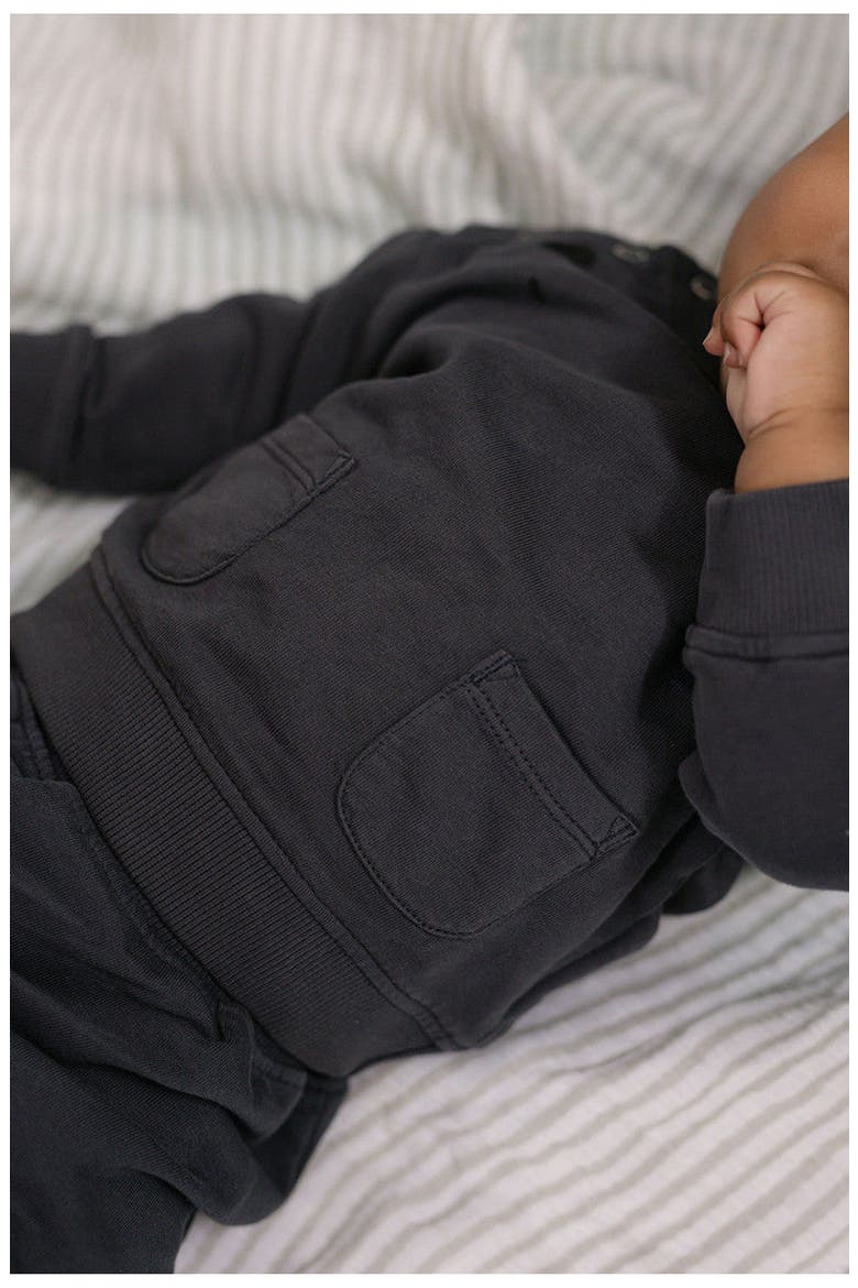 Organic Cotton French Terry Sweatshirt, Alternate, color, INK BLUE