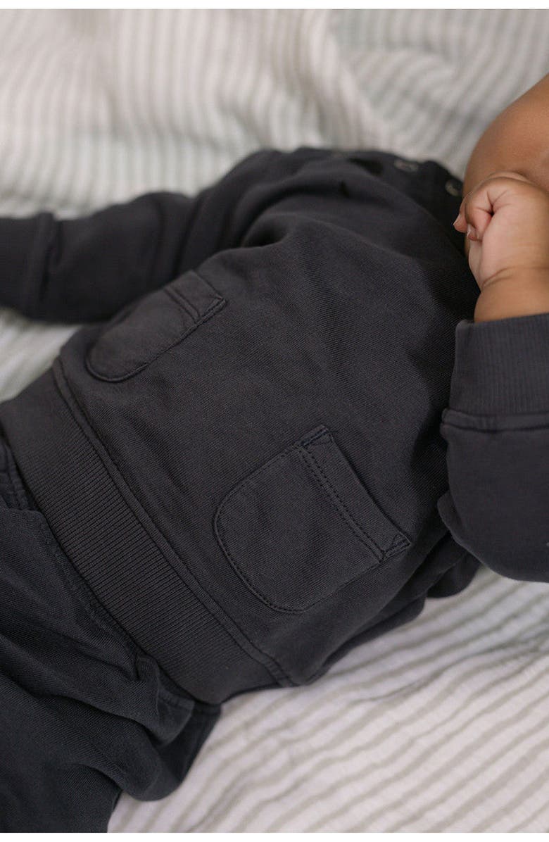 Pehr Organic Cotton French Terry Sweatshirt, Alternate, color, Ink Blue